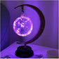 Frendorf | LunarGlow Magische Mondlampe | LED Stimmungslicht | 3D-Druck Design | Dekorative Beleuchtung für Zuhause