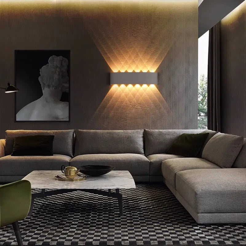 Frendorf | Wandlicht Modern Weiß LED Wasserdichte Lampe