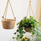 Frendorf | JuteNest Hängender Jutekorb für Pflanzen | Handgewebt | Boho-Stil | Ideal für Innen & Außen