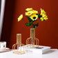 Frendorf | VaseTech Testrohr-Vase mit Metallständer | Modernes Design | Minimalistische Dekoration für Zuhause & Büro