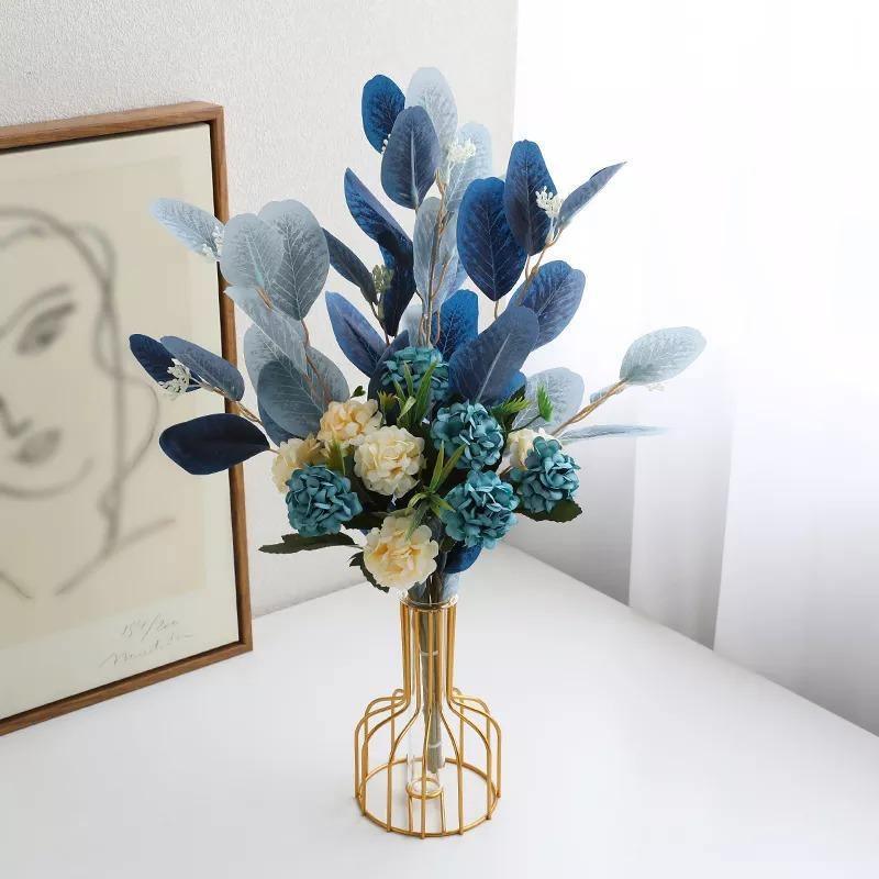Frendorf | VaseTech Testrohr-Vase mit Metallständer | Modernes Design | Minimalistische Dekoration für Zuhause & Büro