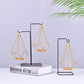 Frendorf | GeoLume Geometrischer Hängender Kerzenhalter oder Vase aus Eisen | Modernes Design | Vielseitige Deko