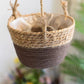 Frendorf | JuteNest Hängender Jutekorb für Pflanzen | Handgewebt | Boho-Stil | Ideal für Innen & Außen