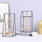 Frendorf | GeoLume Geometrischer Hängender Kerzenhalter oder Vase aus Eisen | Modernes Design | Vielseitige Deko