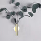 Frendorf | TubeElegance Wandvasen aus Metall | Modernes Design | Dekorative Wandhalterung für Blumen