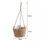 Frendorf | JuteNest Hängender Jutekorb für Pflanzen | Handgewebt | Boho-Stil | Ideal für Innen & Außen