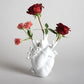 Frendorf | HeartGlow Anatomie Herz Keramikvase | Stilvolle Dekoration | Kreative Geschenkidee