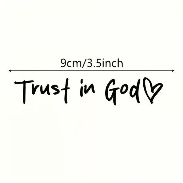 Frendorf | Faith Auto sticker | Waterproof vinyl | Inspirational Christian quote decal