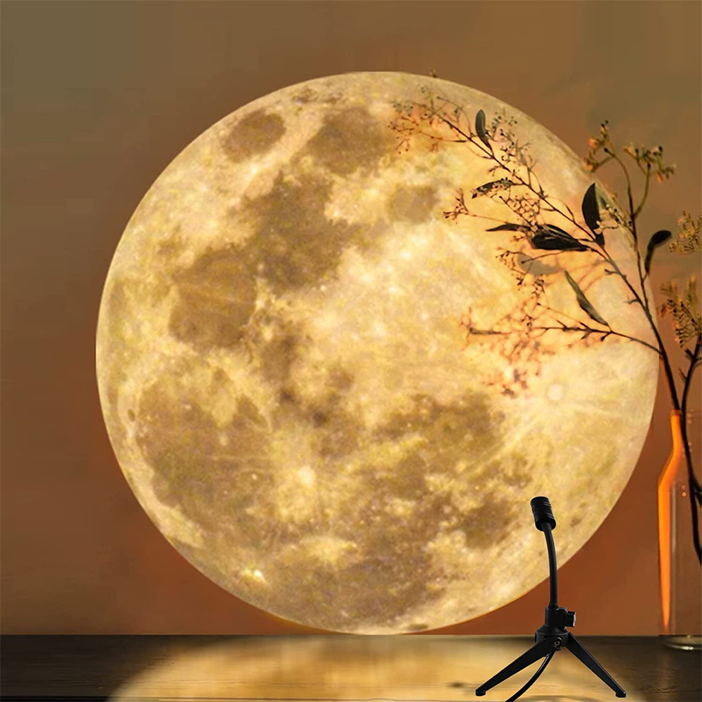 Renan - Groß einzigartiges Projektlicht (Erde und Mond)