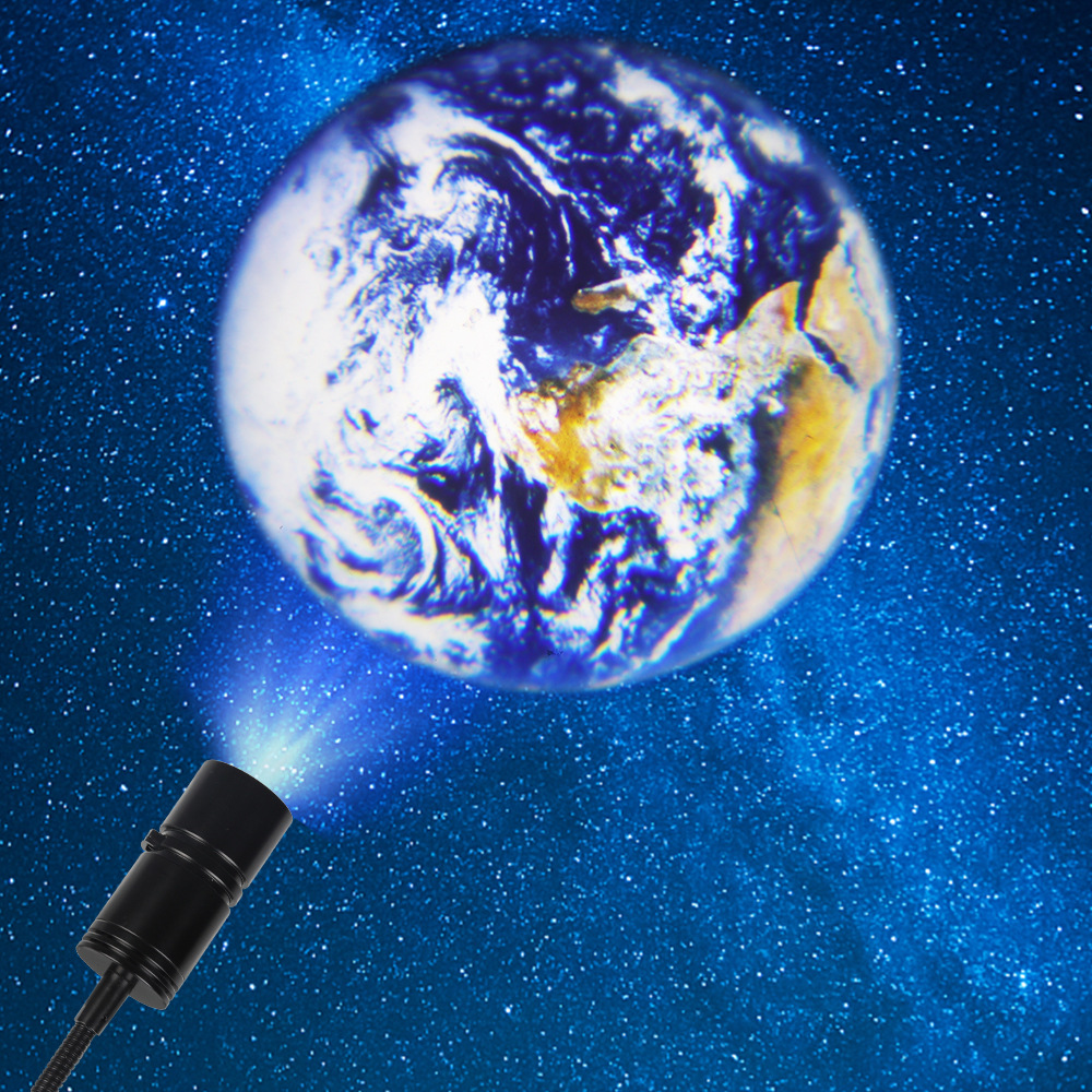Renan - Groß einzigartiges Projektlicht (Erde und Mond)
