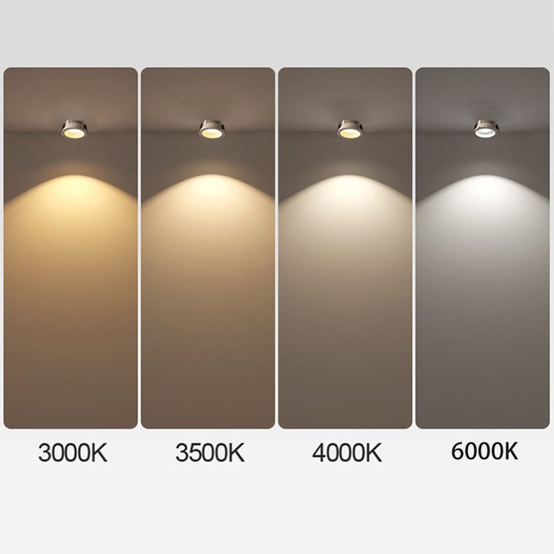 Origo Minimalistische LED Deckenleuchte - Verstellbarer Rund Einbaulampe