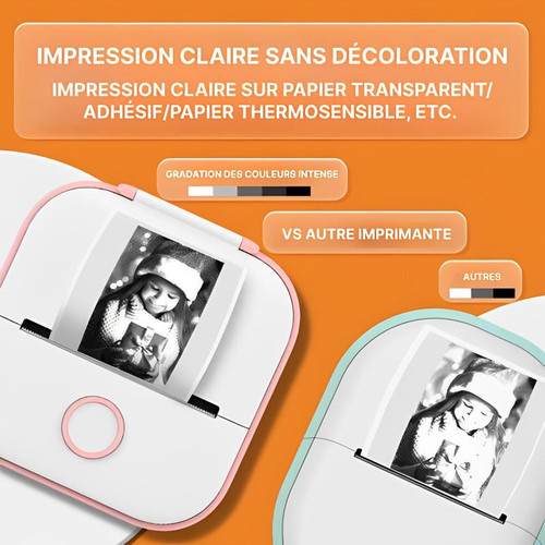 Frendorf | Drahtloser tragbarer Thermodrucker für Android und iOS