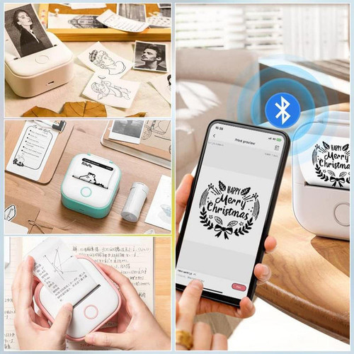 Frendorf | Drahtloser tragbarer Thermodrucker für Android und iOS