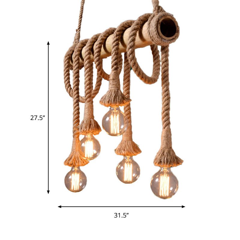Frendorf | Luminaire Deckenleuchte mit natürlichem Charme für jeden Raum
