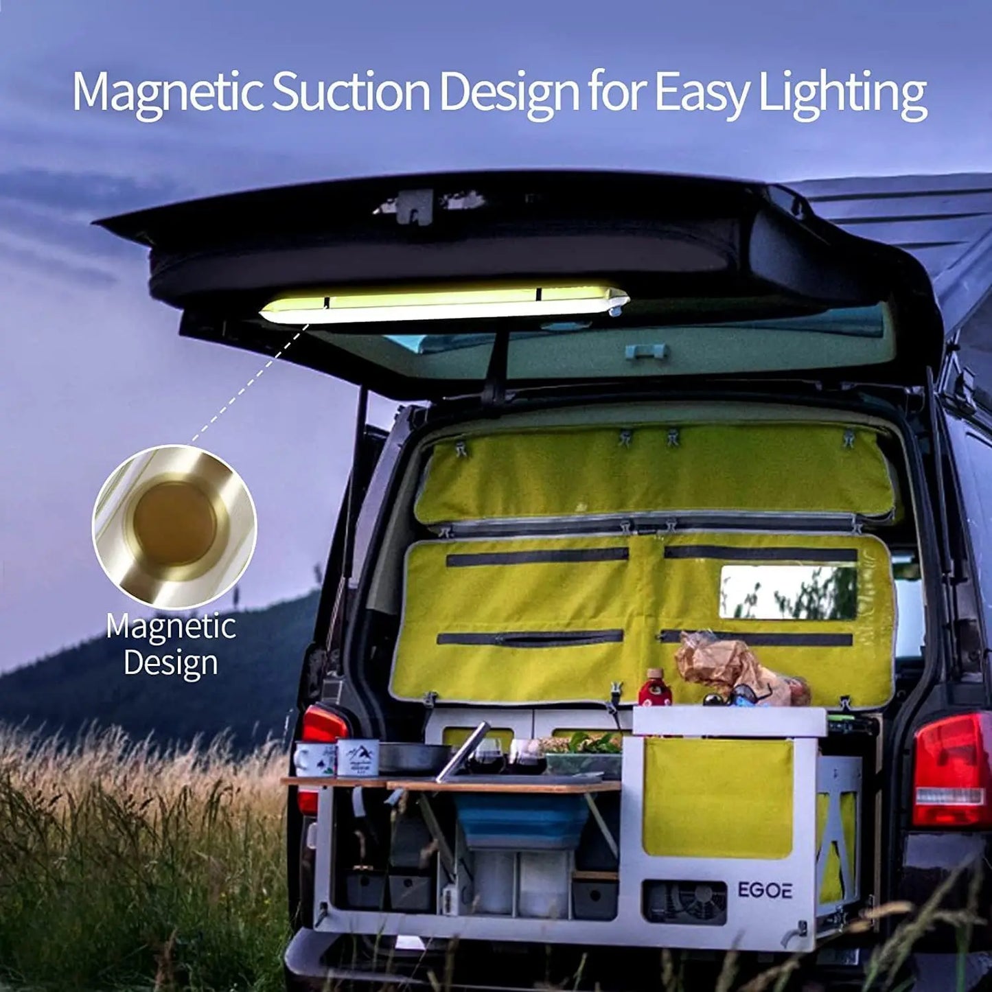 Frendorf | Aufblasbares Solar-LED-Rohrlicht - LumiGlow Pro