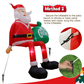Frendorf | Riesen 8FT LED Kletternder Santa Aufblasbar – Premium Weihnachtsdekoration für den Außenbereich
