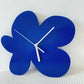 Klein Blaue Geometrische Wanduhr