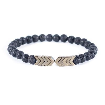 Frendorf | Arrow Lava Stein Armband