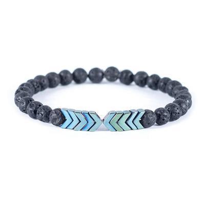 Frendorf | Arrow Lava Stein Armband