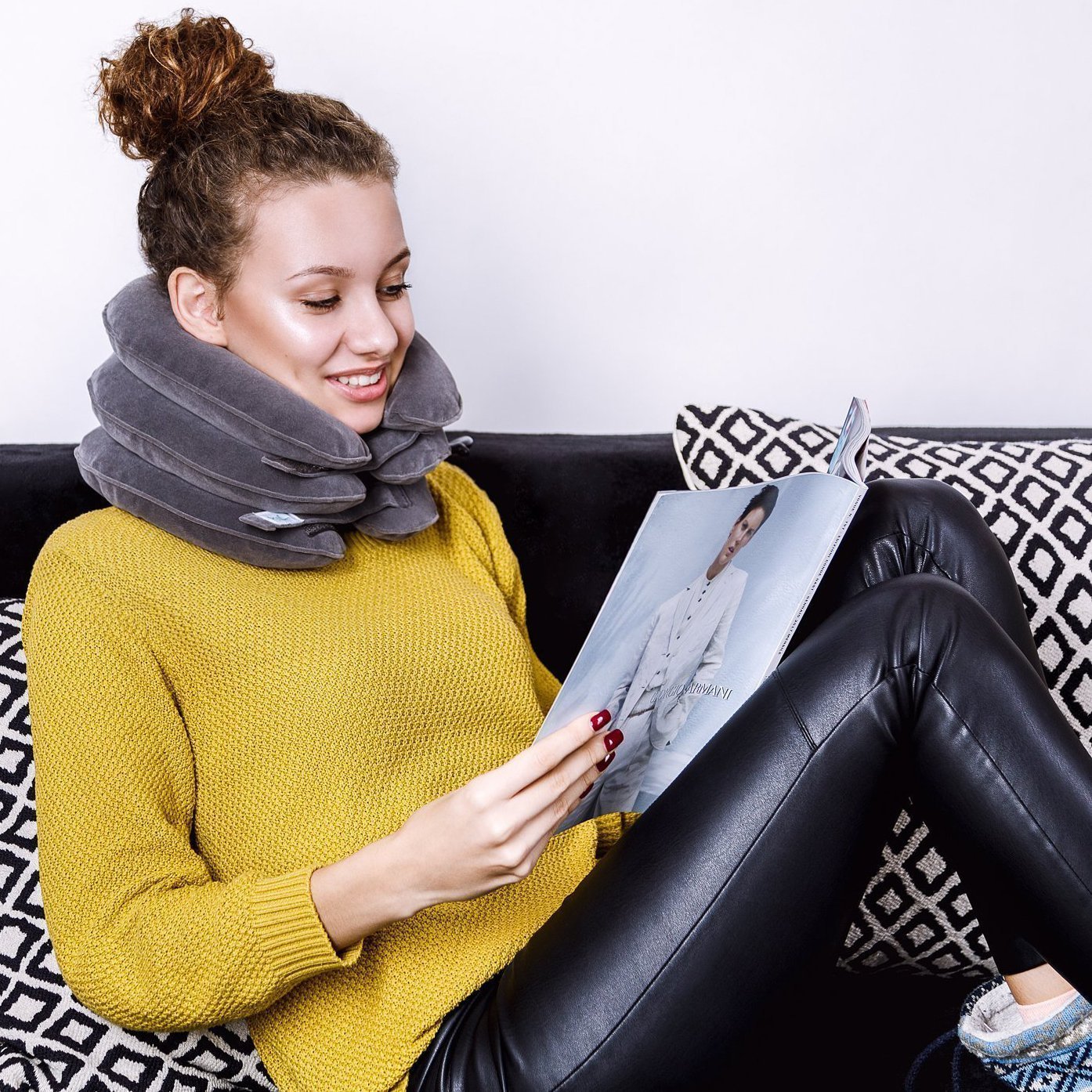 Frendorf | Erweiterbares Schmerzlinderungs-Nackenstützkissen-Halsband