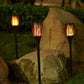Frendorf | SolarFlare LED Gartenfackel | Solarbetriebene Flammenlampe für Außenbereich | Wetterfeste Dekoration für Garten & Terrasse