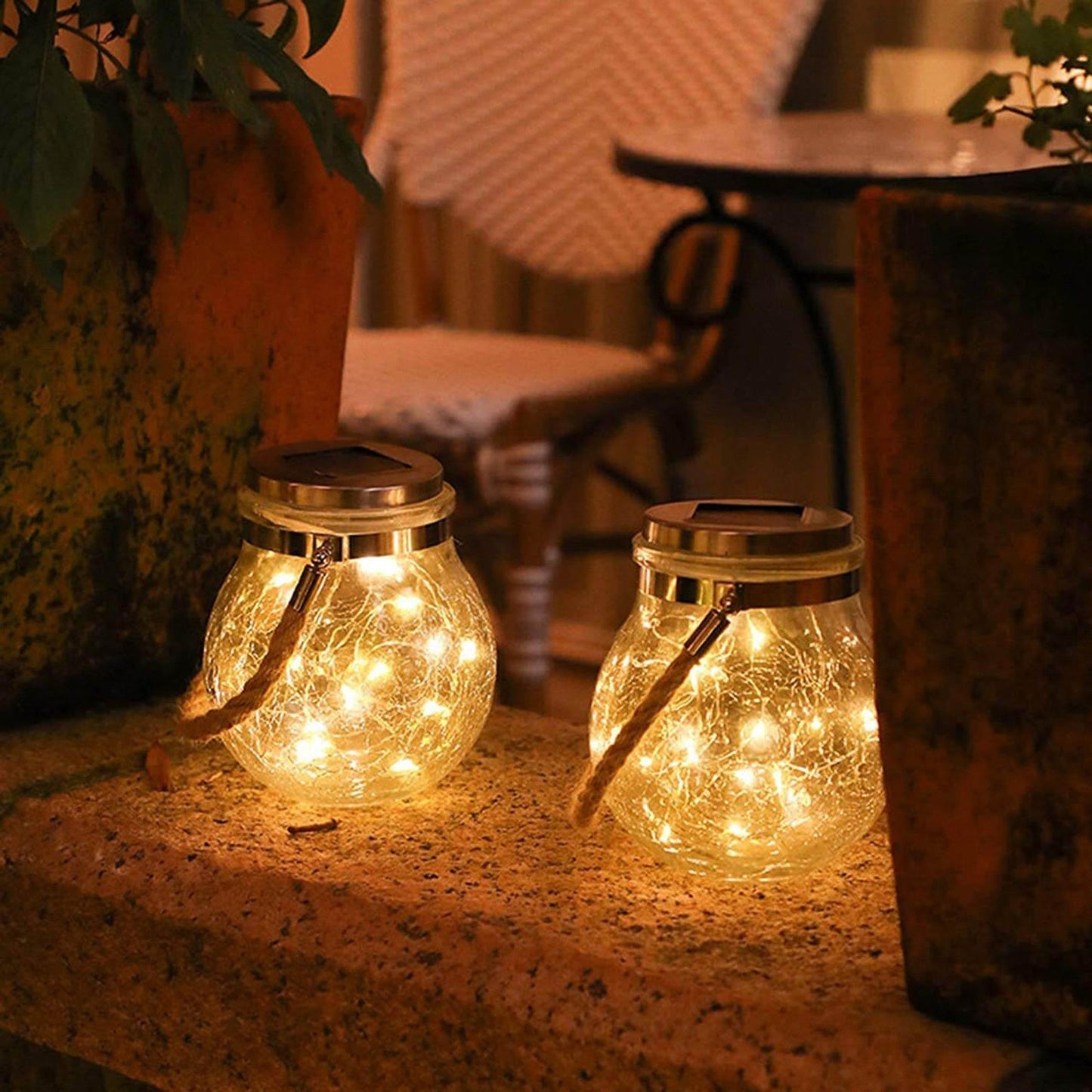 Frendorf | EcoFlare Solarglas-Licht | Nachhaltige Beleuchtung | Deko für Garten & Zuhause