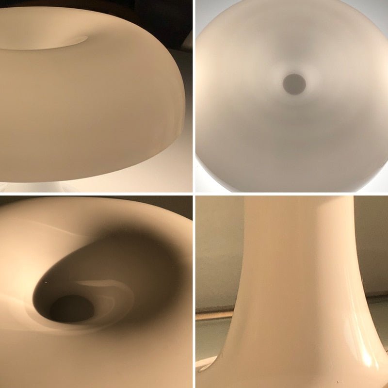 LED-Tischlampe in Pilzform im italienischen Designerstil