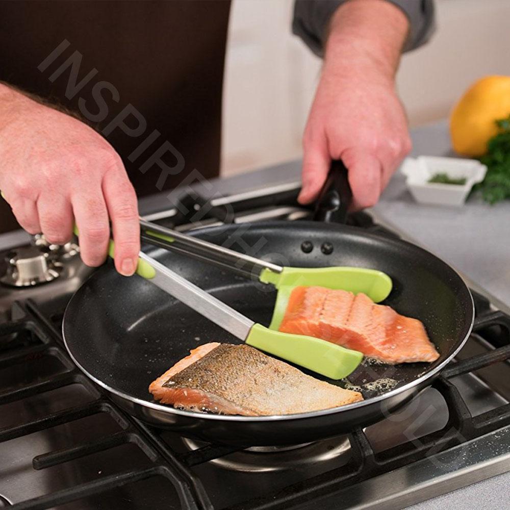 Frendorf | 2 in 1 Küchenspatel und Zange