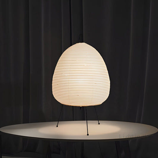 ZenLoom – Luxuriöse Tischlampe mit japanischem Wabi-Sabi-Design für sanftes Licht