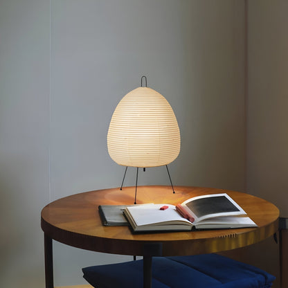 ZenLoom – Luxuriöse Tischlampe mit japanischem Wabi-Sabi-Design für sanftes Licht