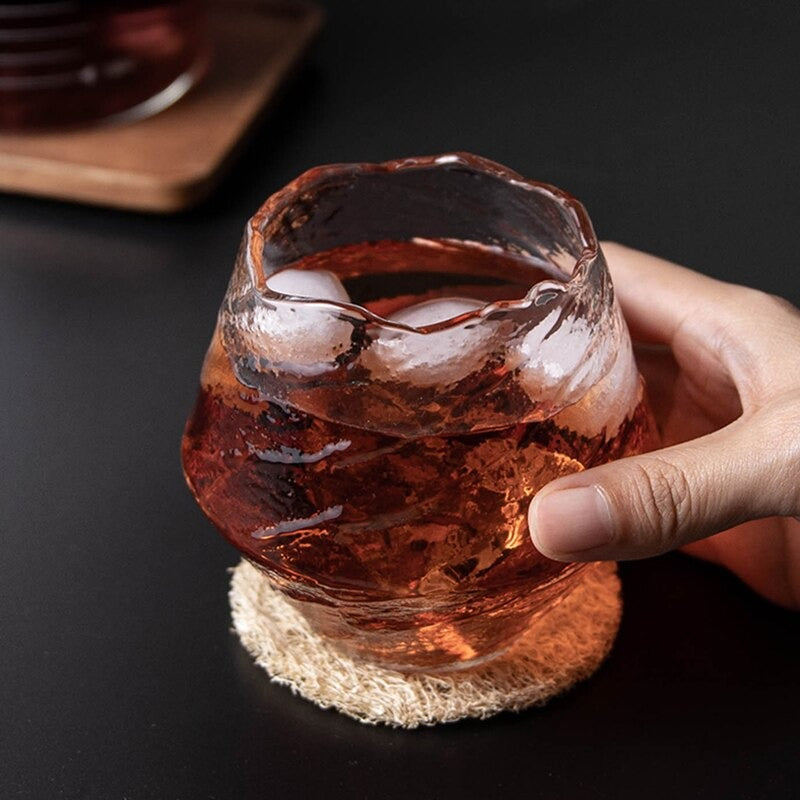 Frendorf | Suisei Japanisches Edo-Whiskeyglas | Handgefertigt | Premium Glasdesign | Einzel- oder Setangebot