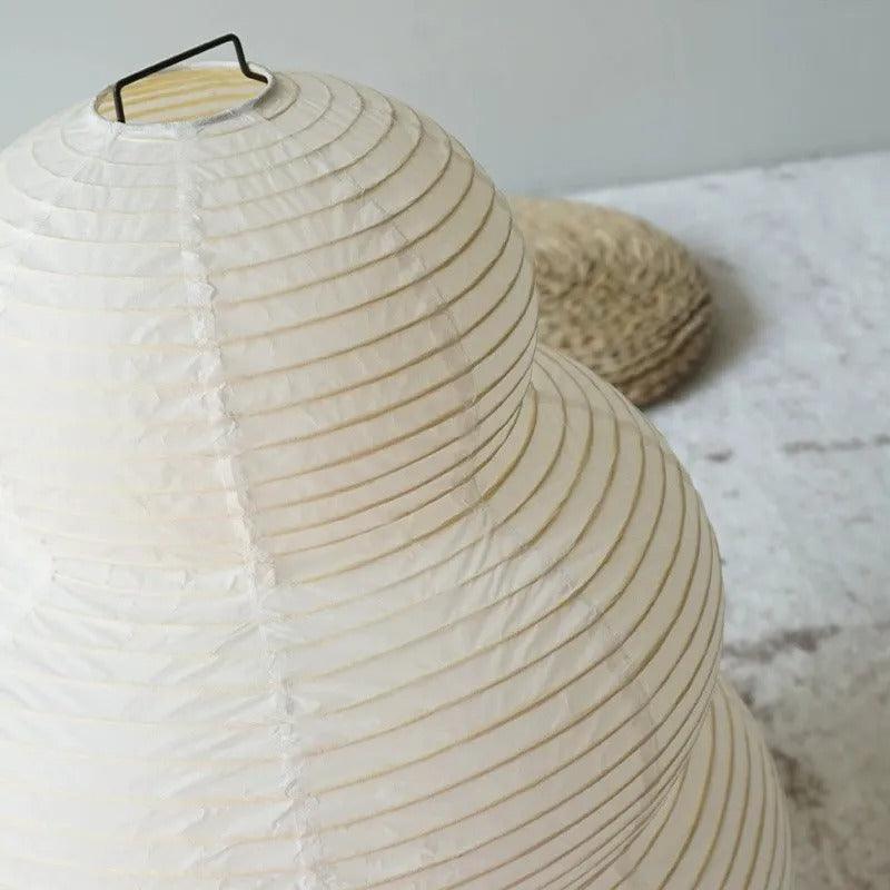 Japanische Schneemann Tischlampe | Papier