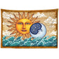 Frendorf | Antike Sonne und Mond große Wandteppich