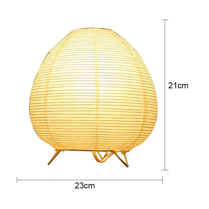 ZenGlow – Elegante Tischlampe im Wabi Sabi Stil für ein Beruhigendes Interieur