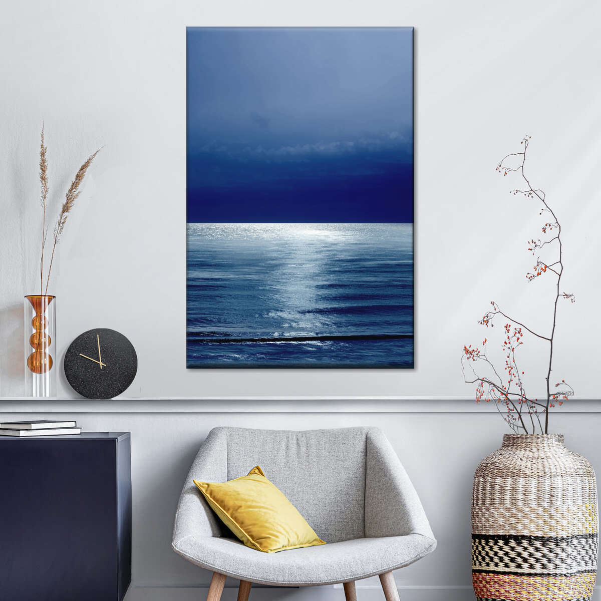 Frendorf | Moonlit Ocean Blue III Wandkunst