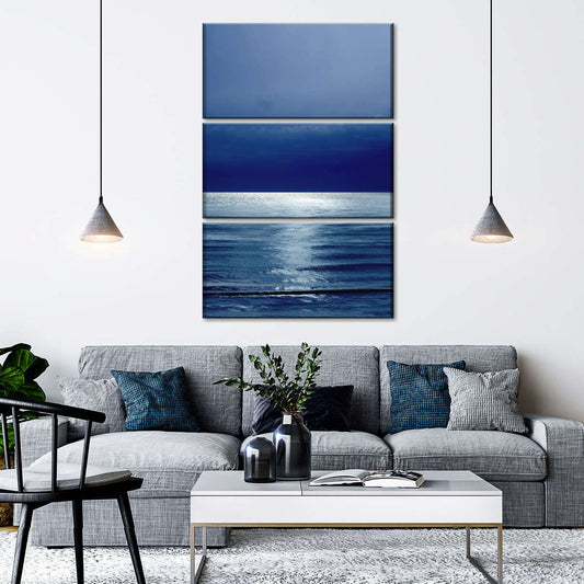 Frendorf | Moonlit Ocean Blue III Wandkunst