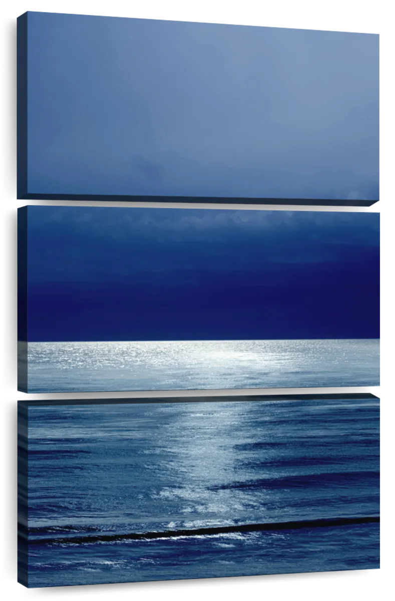 Frendorf | Moonlit Ocean Blue III Wandkunst