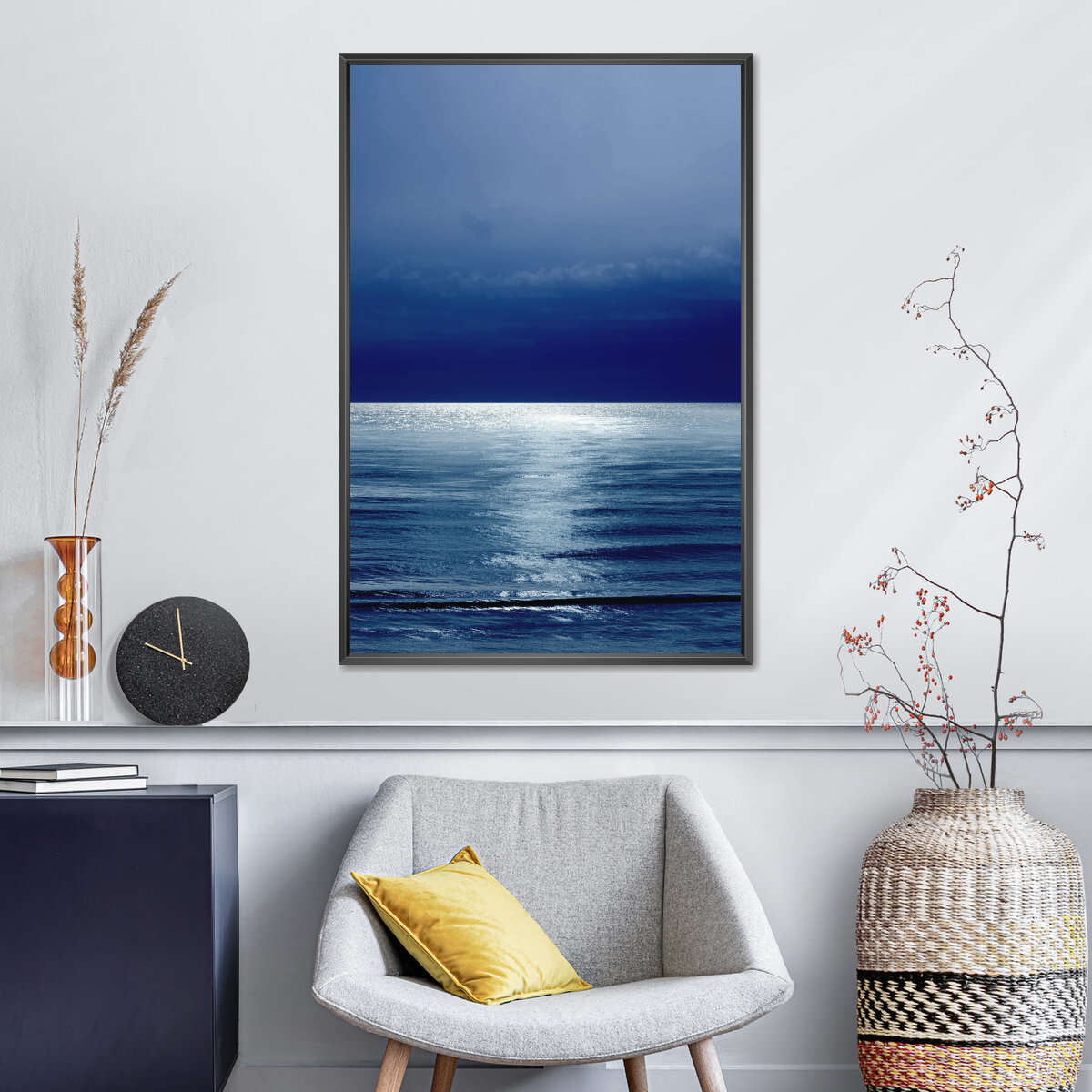 Frendorf | Moonlit Ocean Blue III Wandkunst