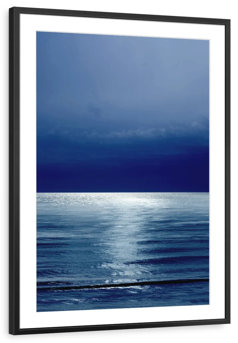 Frendorf | Moonlit Ocean Blue III Wandkunst