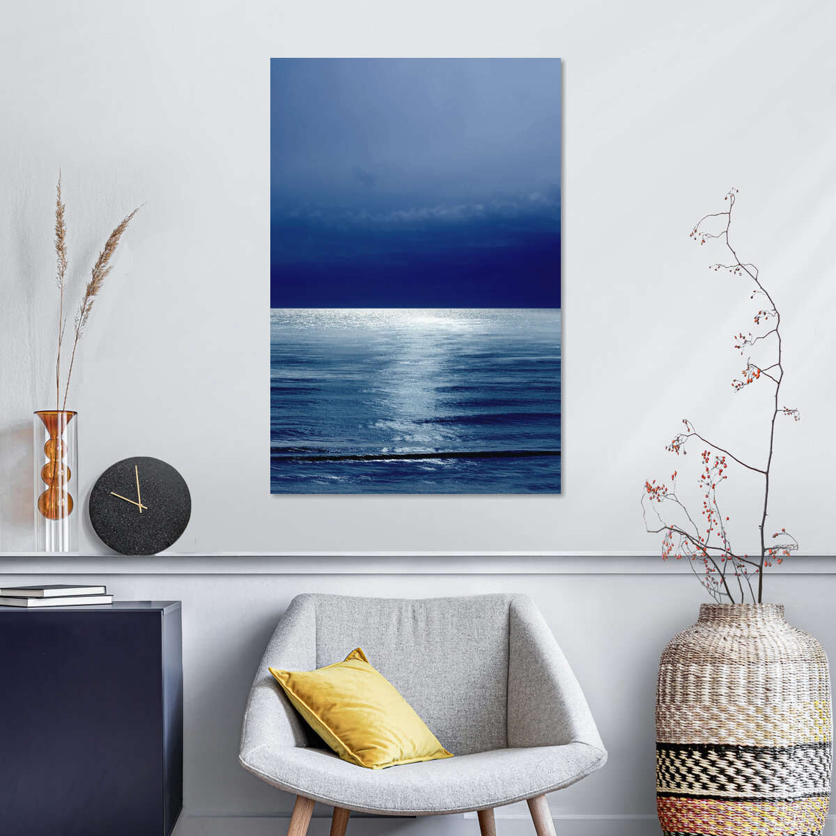 Frendorf | Moonlit Ocean Blue III Wandkunst