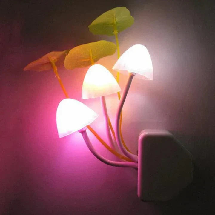 Pilz Nachtlicht LED – Energiesparend mit Smart Sensor | Magische Stimmungsbeleuchtung für Kinderzimmer