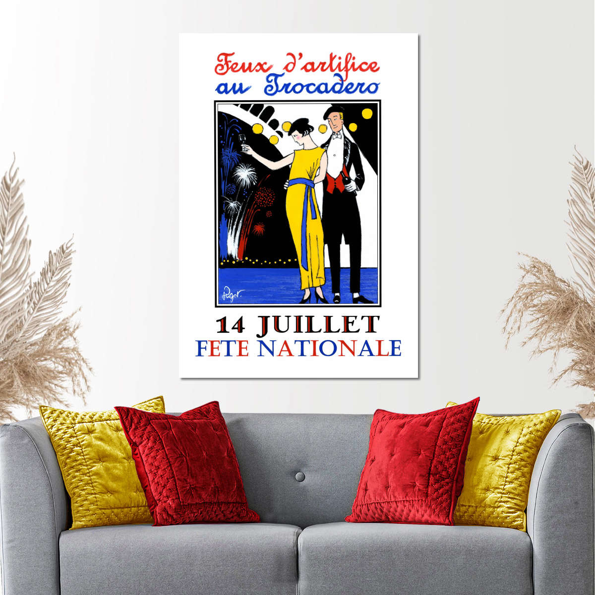 Frendorf | Feuerwerk Wandkunst