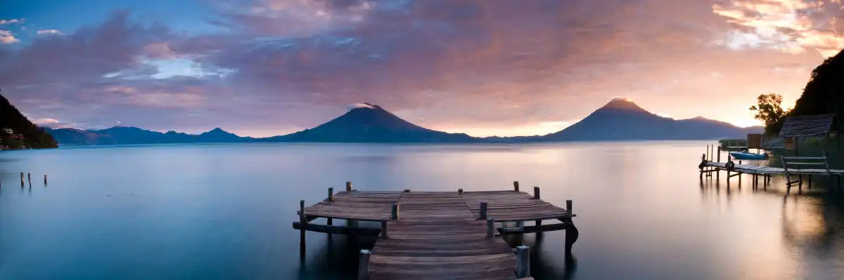 Frendorf | Jetty In Lake Atitlan Santa Cruz La Laguna Wandkunst