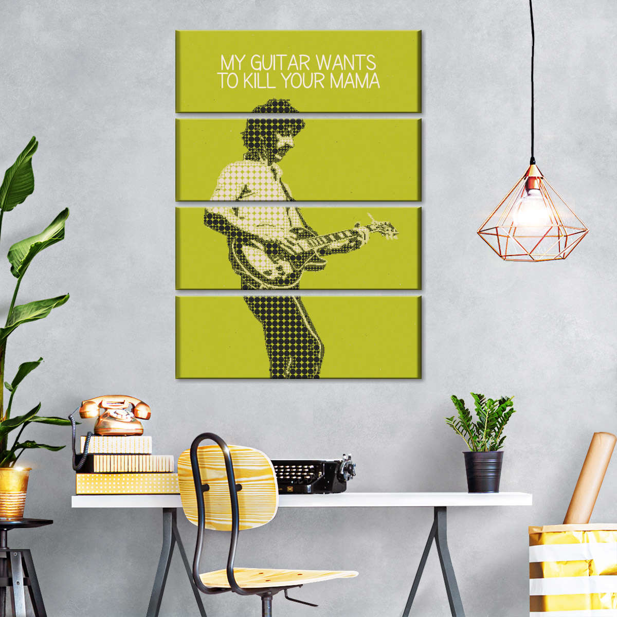 Frendorf | Meine Gitarre Will Deine Mama Töten Wandkunst