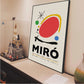 Joan Miro Vintage Abstract Ausstellung Plakate