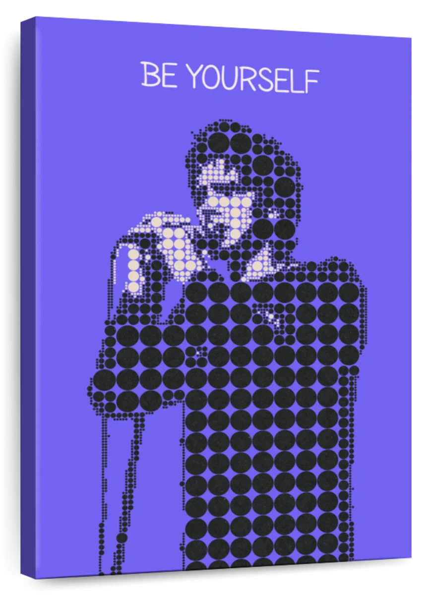 Frendorf | Sei Du Selbst Poster Musik Minimalistische Wandkunst