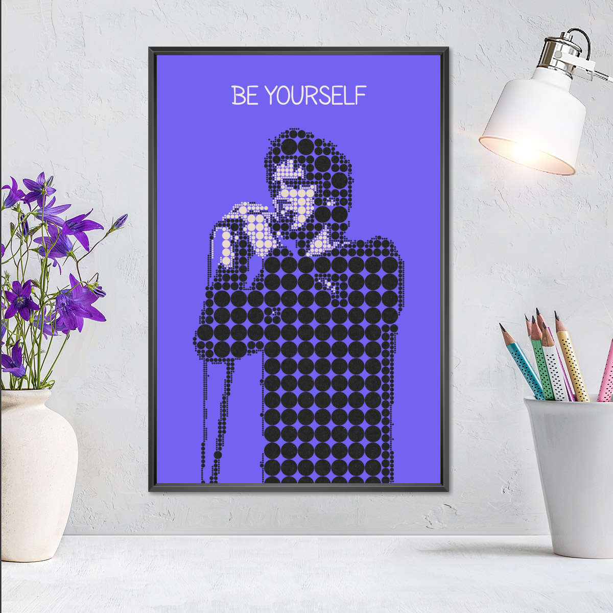 Frendorf | Sei Du Selbst Poster Musik Minimalistische Wandkunst