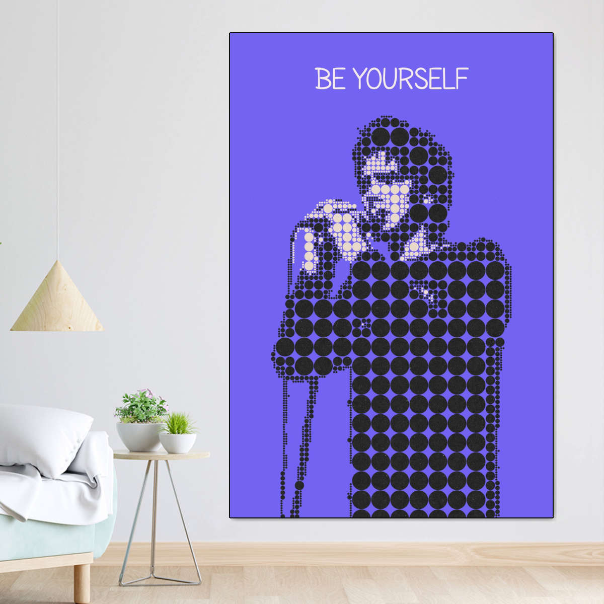Frendorf | Sei Du Selbst Poster Musik Minimalistische Wandkunst