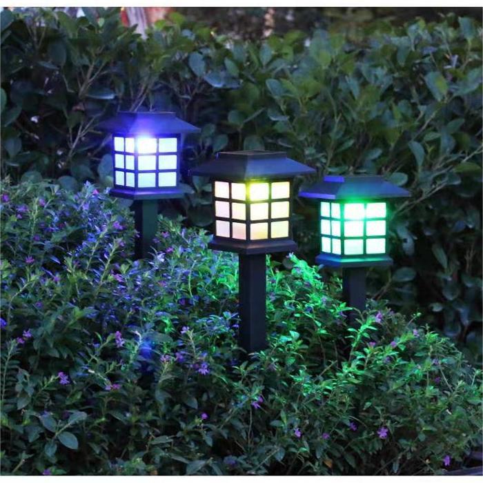 LED Solar Außen Gartenlichter - Wasserdichte Weglichter für Garten, Hof, Terrasse
