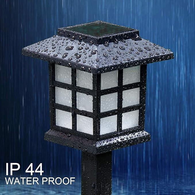 LED Solar Außen Gartenlichter - Wasserdichte Weglichter für Garten, Hof, Terrasse